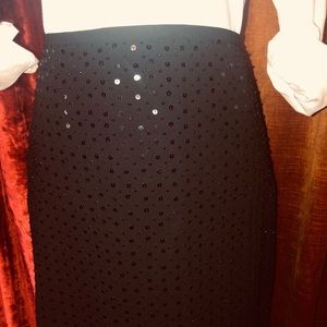 LIMITED BLACK SEQUIN MINI SKIRT SIZE 6
